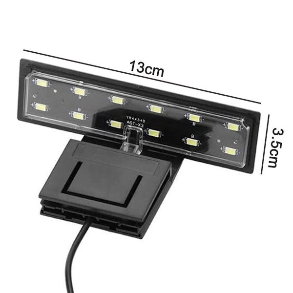 X3 Akvarium LED-belysning Skala Akvarielys Høj lysstyrke LED-lys, KLB