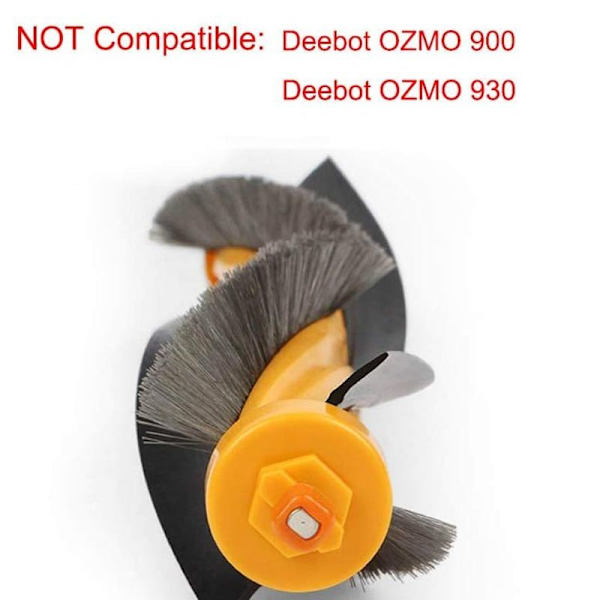 Udskiftningsbørste kompatibel med Ecovacs Deebot 900 901 M80 M81 M85 M88 R95 R96