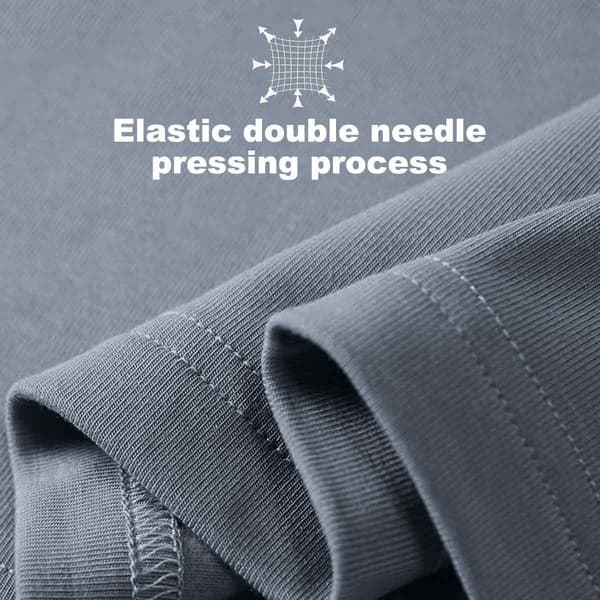 Avslappet turtleneck-topp, lett, langarmet, myk termisk Aulney grå