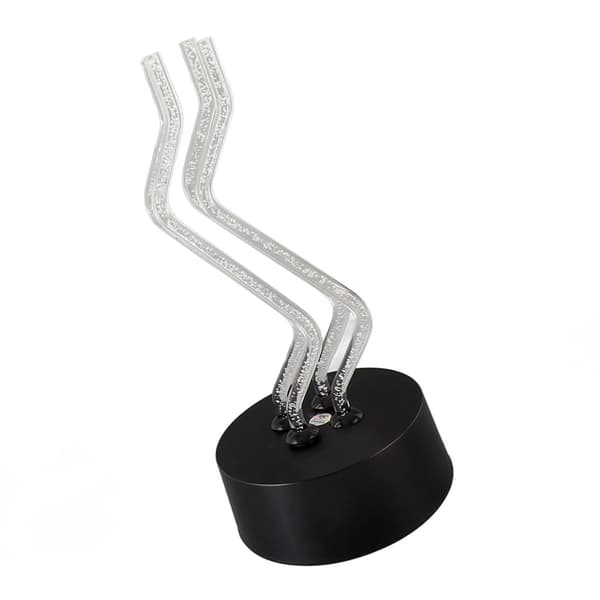 Boble Farveskiftende LED Bordlampe, Dansende Svingstang KLB