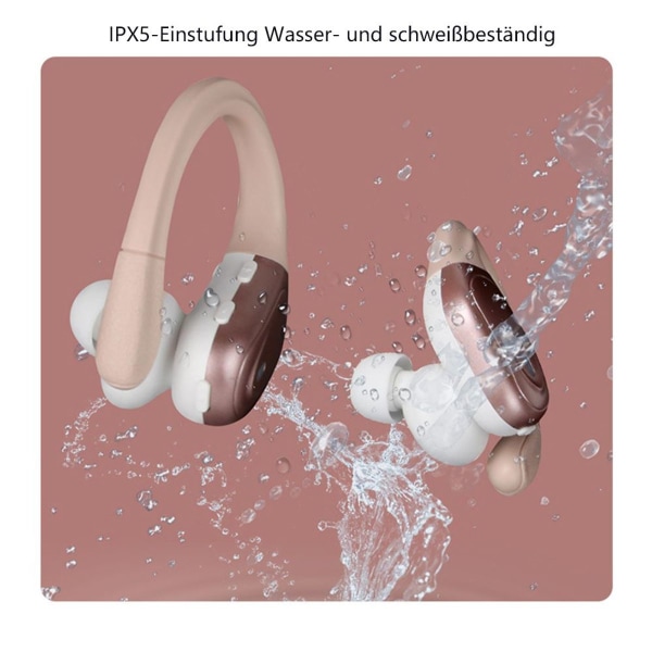 Bluetooth-hörlurar 5.3, med laddningsfodral LED-display, ENC HD-samtal, in-ear