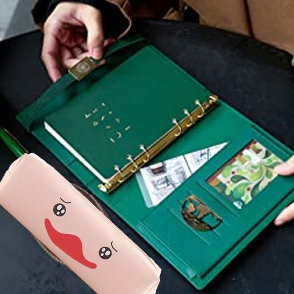 Stor Flat Blyantsæske Polybag Pen Taske Form4