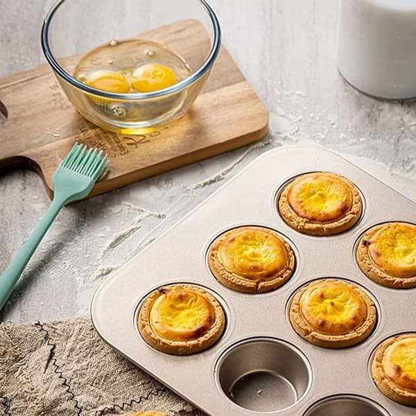 Muffinsform, cupcake-bakform, ingen fastklibbning, lätt att rengöra, cafébarstil 2 KLB