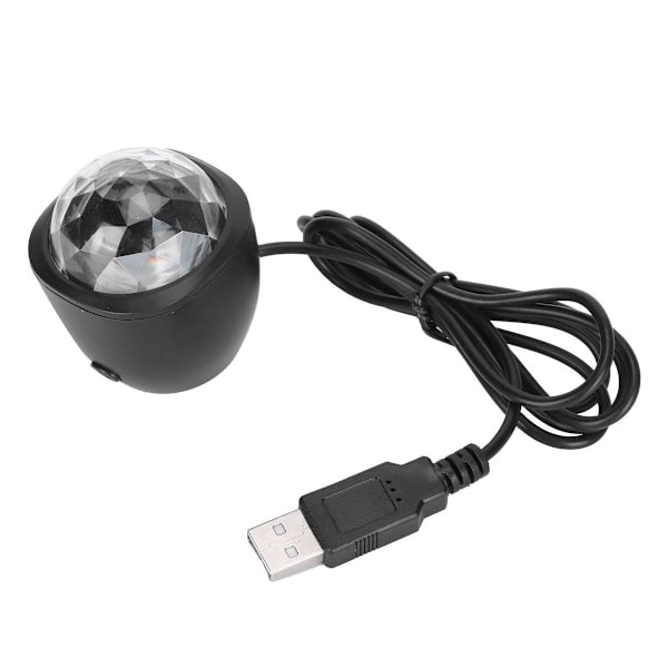Farverig Mini USB LED Stemmestyret Lampe til DJ Scenebelysning KLB