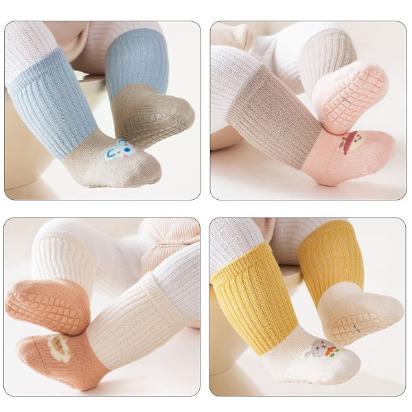 Pairs Baby Liukumattomat Sukat, Taapero Sukat Kahvoilla Lapset Cr L KLB