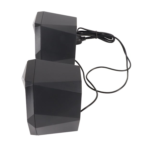 USB-driven högtalare med RGB-lampor och volymkontroll, bärbar KLB