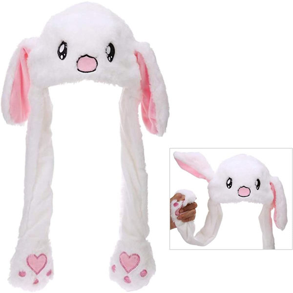Ears Moving Jumping Bunny Plush Hat Rabbit Ears Moving Plush Hat KLB