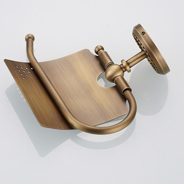 Halvlukket toiletrulleholder