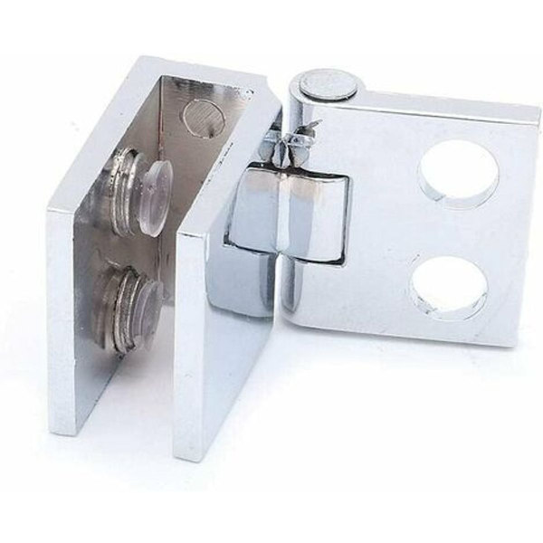 8 stk. glasdørshængsler - 5 mm - 8 mm KLB