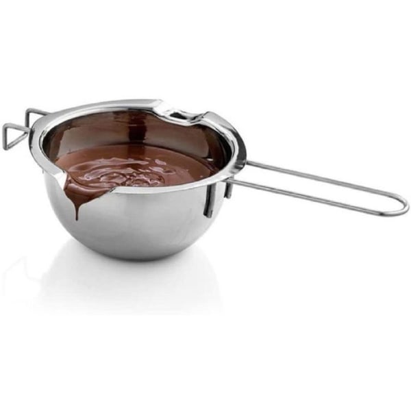 asentechuk® rustfrit stål chokolade sukker skål fondant sukker smørvarmer