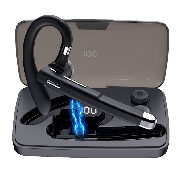 Bluetooth-headset [Uppgradering] Aktiv brusreducering med laddningsfack