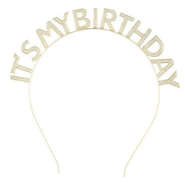 Fødselsdagskrone til kvinder - Happy Birthday Tiara - Hovedbånd - Stil 6