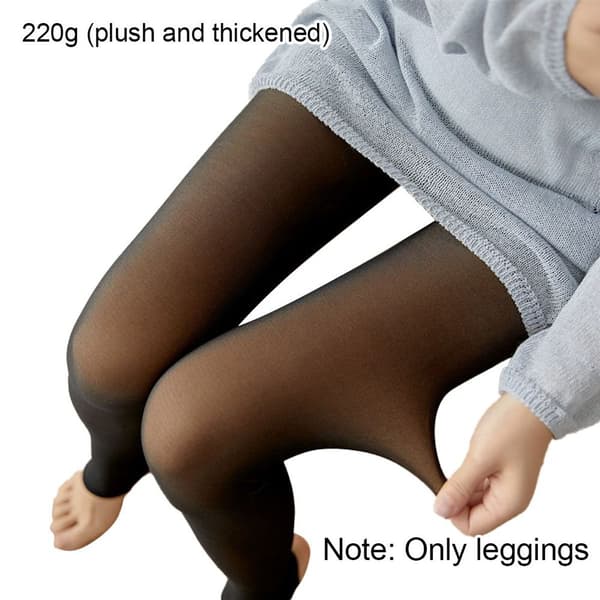 Kvinner Vinter Høy Midje Varm Fløyel Stretchy Tights Stil 1 KLB