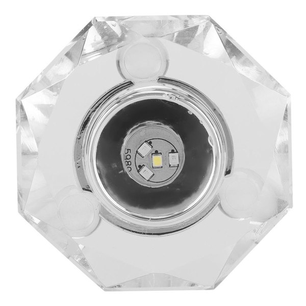 LED K9 Glas Multicolor 3D Krystal Display Lys Base Stativ KLB