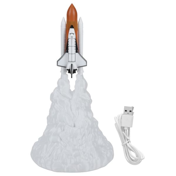 Unik form lys, natlys, bordlampe, USB-opladning KLB
