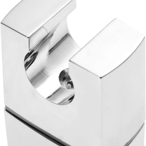 Glidande duschhållare för skena, 18x30 mm, rektangulär, krom ABS handduschhållare för