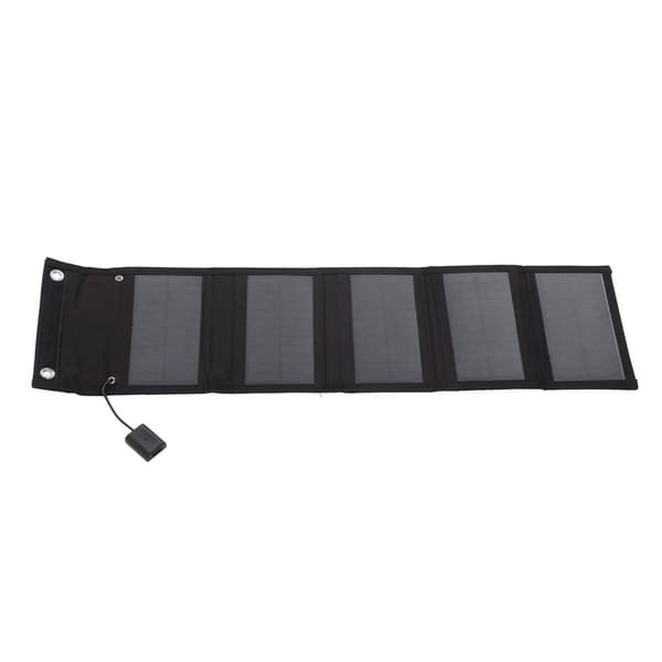 Solpanel, foldbart batterioplader, powerbank, vandtæt KLB