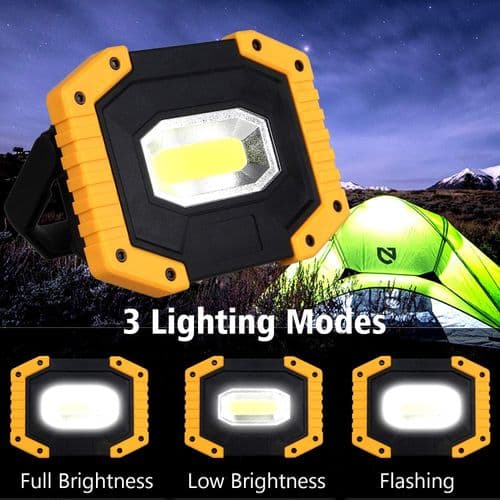 30W LED arbeidslys, T-SUN byggeplasslys batteri bærbart vanntett