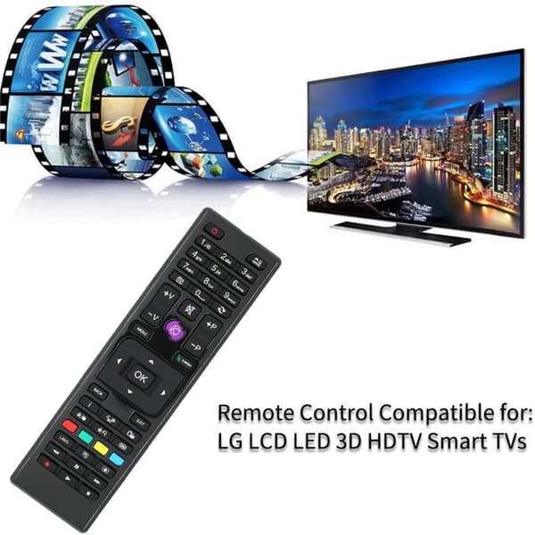 Passer for JVC HD TV fjernkontroll RC4875 / RC-4875 erstatningsfjernkontroll