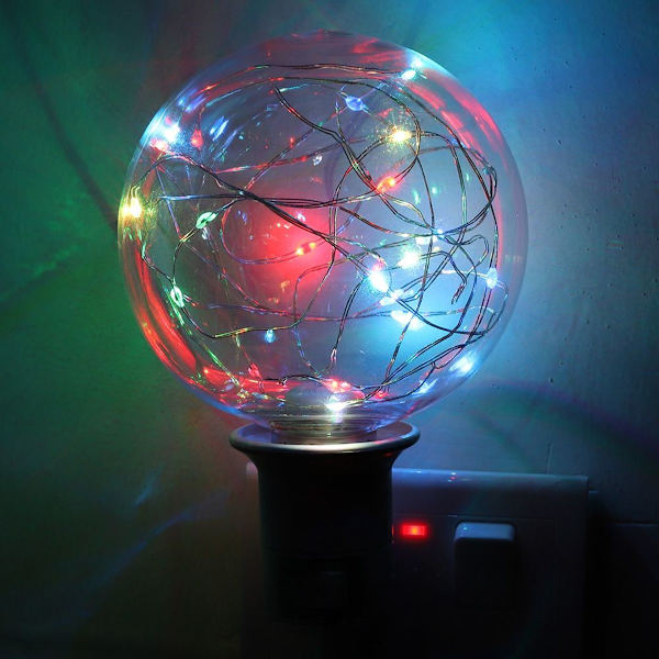 E27 RGB Koppartråds Fe Lampor Glödlampa Färgglad Lampa för KLB