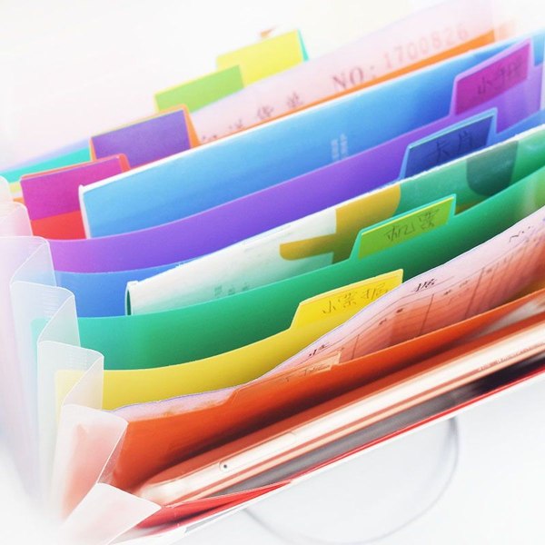 Pack 13 Fack A6 Brevstorlek Filmapp Mapp Expanderbar Form8