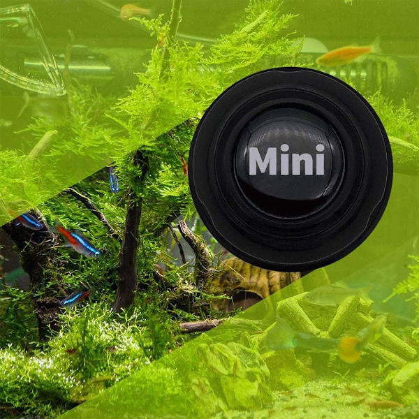 Akvariemagnetisk borste Akvarierengörare Mini Bärbar Svart KLB