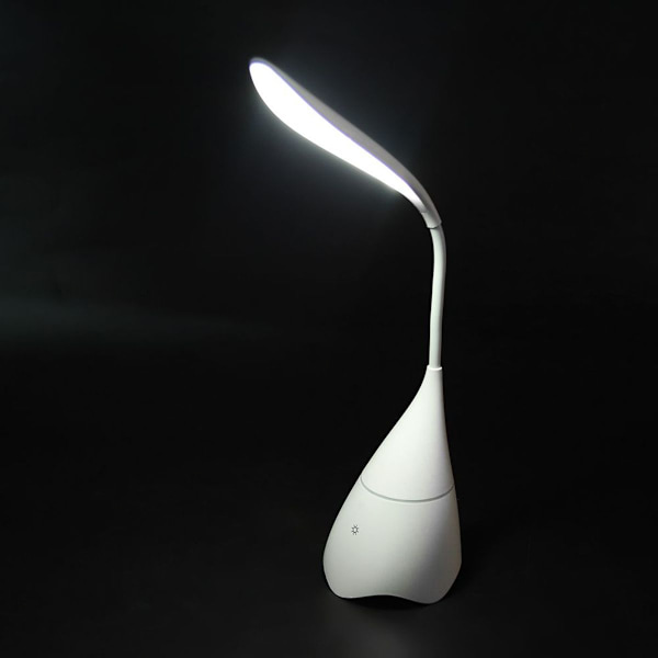 LED-skrivebordslampe med trådløs Bluetooth-højttaler og USB-opladningsfunktion KLB