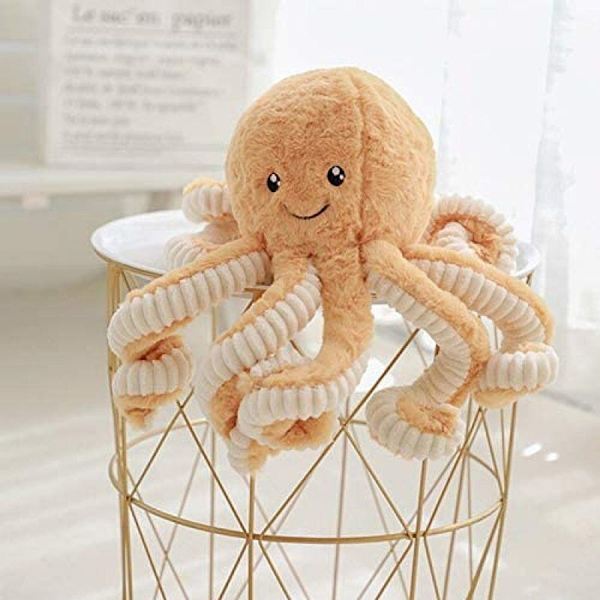 Asdomo Octopus Plush Söpö Merieläin Pehmolelu Ruskea KLB