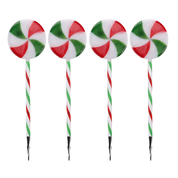 Solcells Lollipop Ljus IP65 Vattentät 8 Lägen 1 för 4 KLB