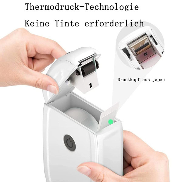 P11 Mini Bluetooth-etikettmaskin, termisk självhäftande etikettmaskin,