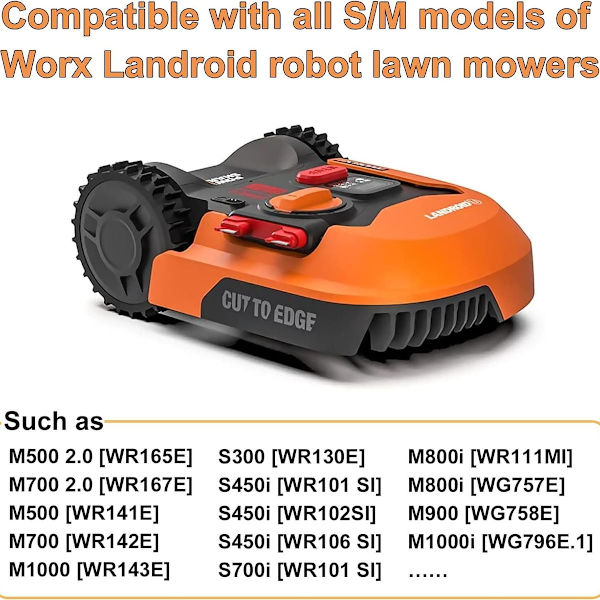 Reservedeler i rustfritt stål for Worx-modeller KLB