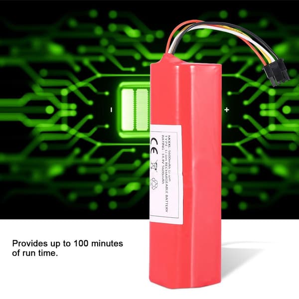 5600mAh 14.4V Lithiumbatteri til Mi Robot Vacuum Cleaner KLB