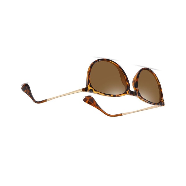 Leopard Frame Te Briller Retro Fashion Solbriller, Farverige Trendy Solbriller og Solbriller