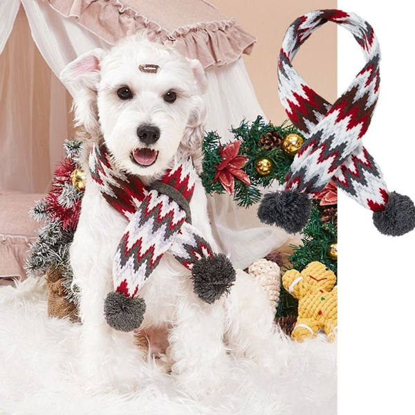 Jul husdjur hund halsduk bandana, semester valp katt stil 4, festlig