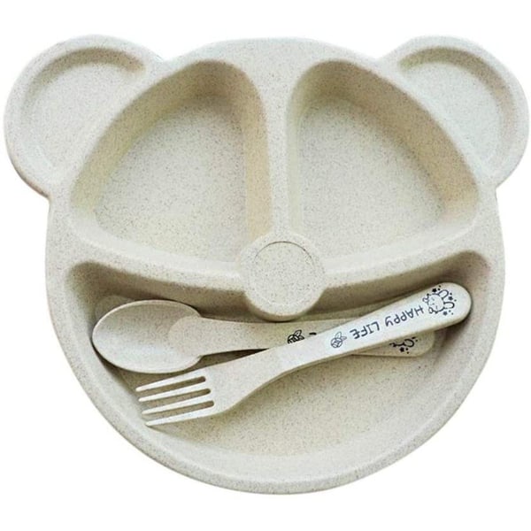 Kylewo 3-delad barnservis set, uppdelad barnservis set BPA-fri | KLB