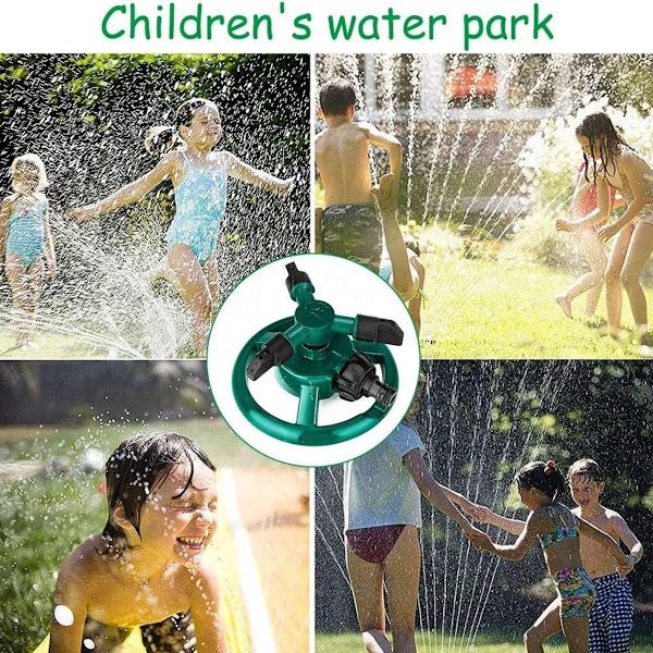 Gräsbevattningssprinkler, 360 roterande munstycksknapp för bevattning av stora områden,