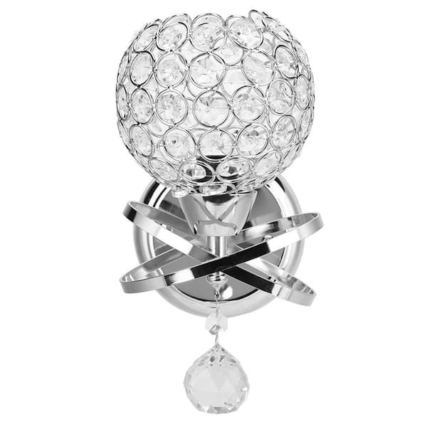 Moderne og innovative krystall E14 vegglampe for hjemmet soverom KLB