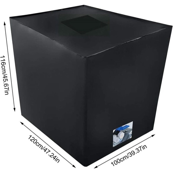 Vattentanksskydd, Skydd för 1000L IBC-tank, Anti-damm Anti-UV Anti-regn (11
