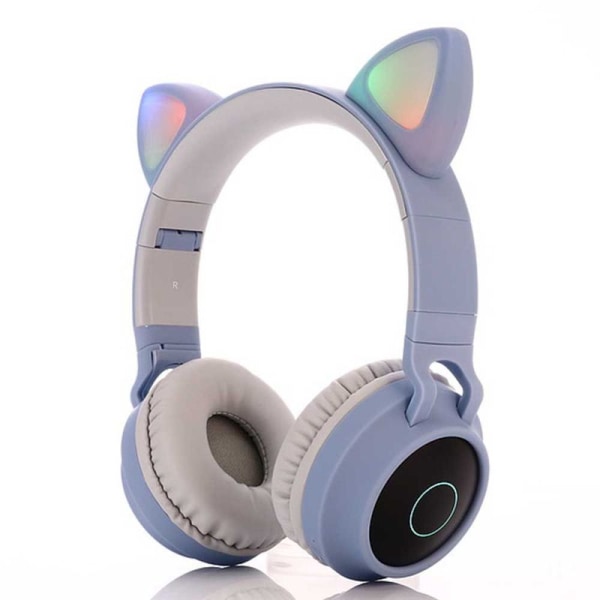 Hovedmonteret Kids Kopfhörer, Bluetooth 5.0 Wireless Hellblau