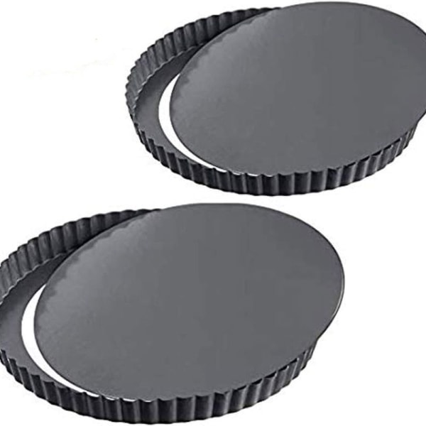 Tårtform, quicheform, non-stick med lyftbar botten, kakbakningsform, fruktkakform