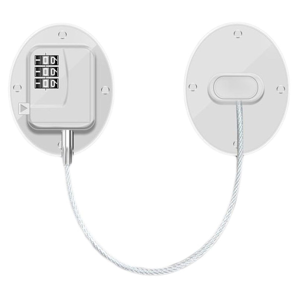Kylskåpslås kombinationsdesign, robust metall ABS KLB