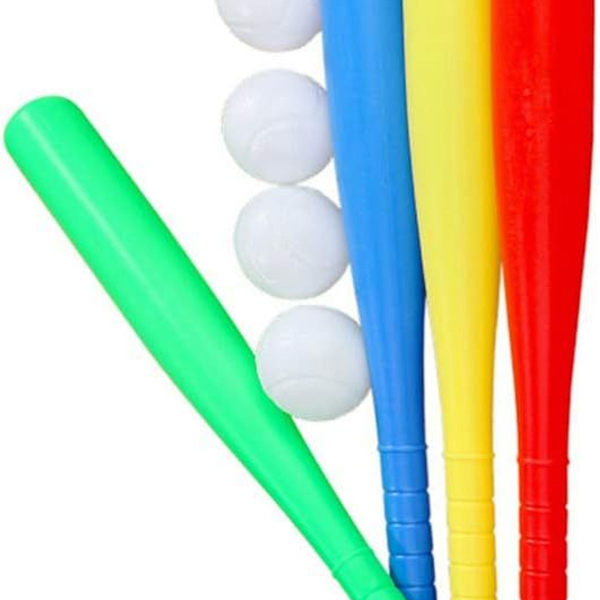 Børnebaseballbat, plastikbat og bold sæt, kombination KLB