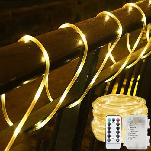 5M LED-lysrekke, vanntett PVC-julelys