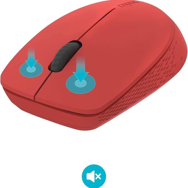 Den lydløse multi-enheds Bluetooth-mus kan nemt skifte mellem