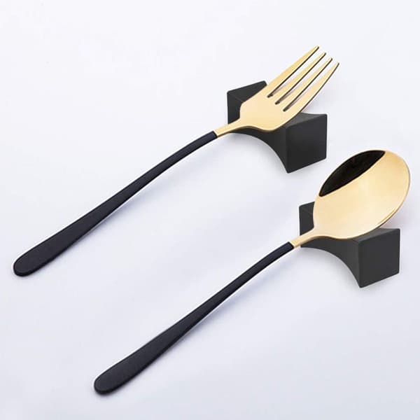 Ätpinneställ, 10-pack, Aluminium Ätpinnsstöd