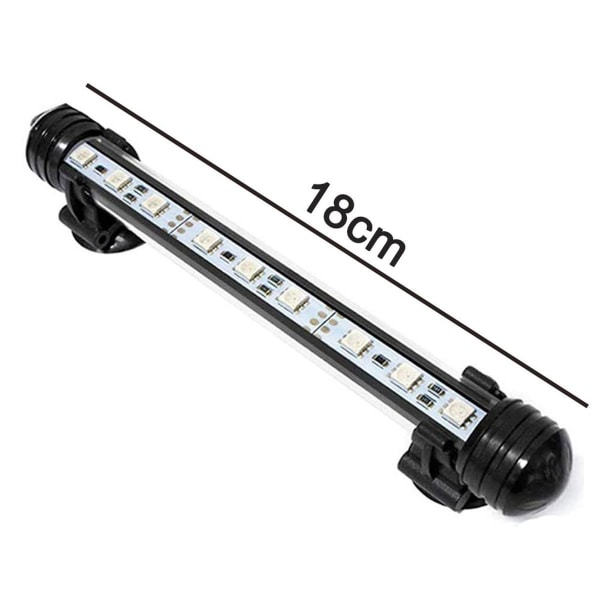 LED-akvariebelysning, akvariedykklys med timer, 18CM KLB