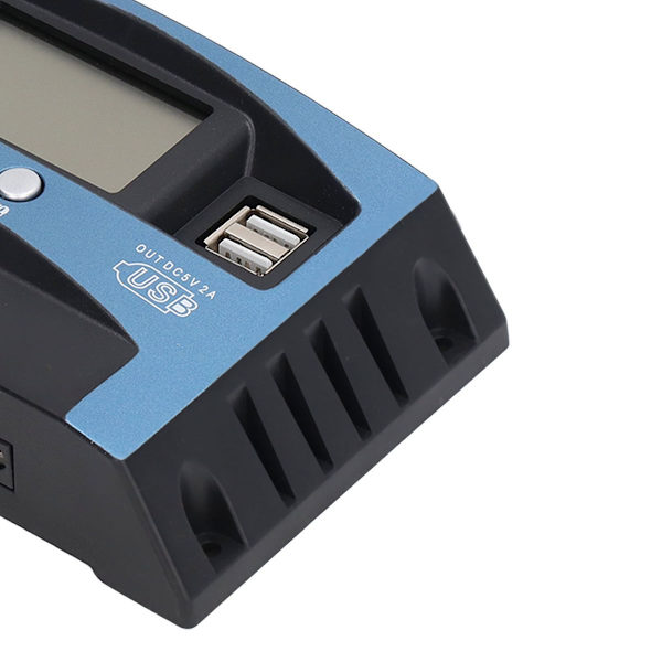 PV-regulator med dubbla spänningsregulator LCD flera KLB