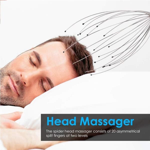 Hovedmassager, kløende hovedmassageedderkop, bruges til hovedmassage