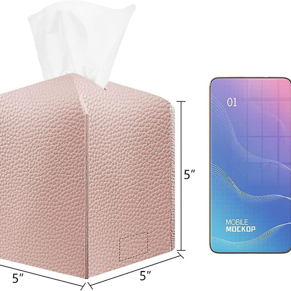 2-pakke Tissue-Box-deksel, Tissue-Box-holder