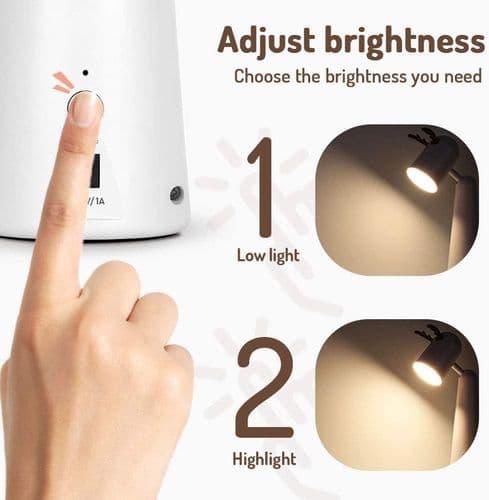 Senglampe, LED-bordlampe, børnenes nattelys